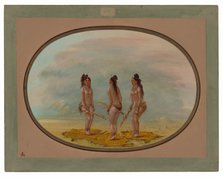 The Handsome Dance - Goo-a-give, 1854/1869. Creator: George Catlin.