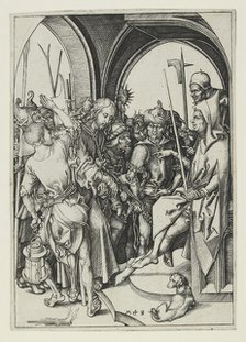 Christ before Annas, late 15th century. Artist: Martin Schongauer.