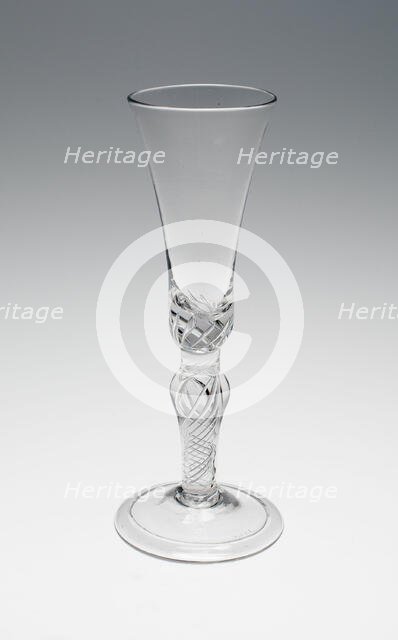 Wine Glass, England, c. 1750. Creator: Unknown.