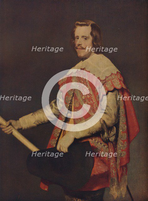 'Philip IV, King of Spain', c1644. Artist: Workshop of Diego Velazquez.