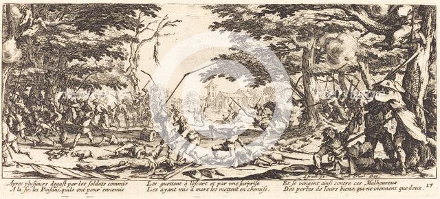 The Peasants Avenge Themselves, c. 1633. Creator: Jacques Callot.