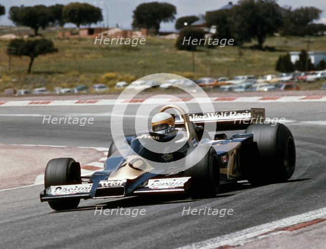 Walter Wolf WR2, Jody Scheckter 1977 Spanish Grand Prix. Creator: Unknown.
