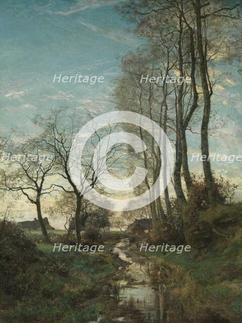 Josaphat Valley at Schaarbeek, 1868. Creator: Hippolyte Boulenger.