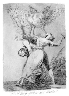 'Can't anyone unite us?', 1799. Artist: Francisco Goya
