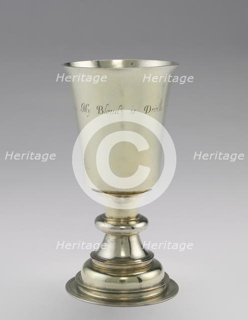Communion Cup, 1671-1672. Creator: DR (British).
