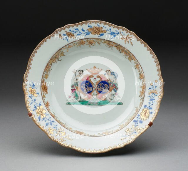 Soup Bowl, Jingdezhen, c. 1745. Creator: Jingdezhen Porcelain.