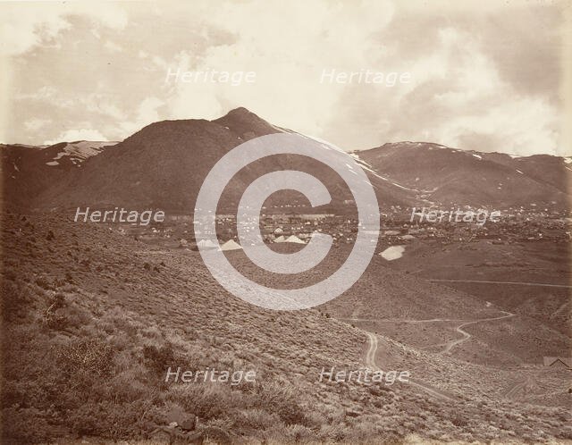 Virginia City, 1875, printed ca. 1876. Creator: Carleton Emmons Watkins.