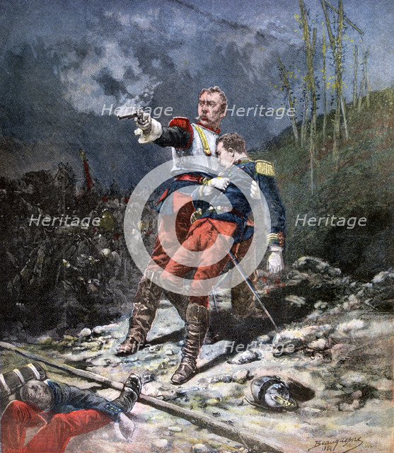 'Face the Enemy', 1884, (1890). Creator: F Meaulle.