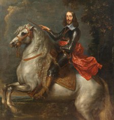 Equestrian portrait of Archduke Leopold Wilhelm of Austria (1614-1662), . Creator: Dyck; Sir Anthony van; (Studio of) ().