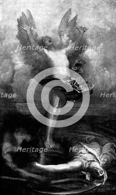 Pictures from the Royal Academy: Love Triumphant - G. F. Watts, R.A., 1898. Creator: Unknown.