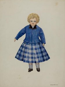 Doll - "Leslie Simpson", c. 1937. Creators: Josephine C. Romano, Edith Towner.