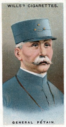 Henri Philippe Omer Petain, French soldier and statesman, 1917. Artist: Unknown