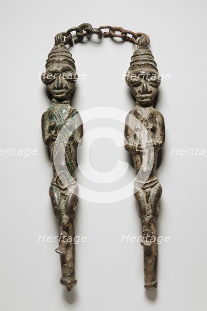 Figure Pair, 1800s. Creator: Unknown.