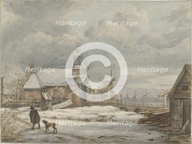 View of the Haarlemmerpoort in Amsterdam, 1796-1849. Creator: Albertus Brondgeest.