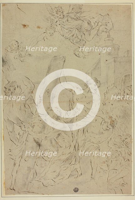 Saint Andrew Adoring the Cross, n.d. Creator: Unknown.