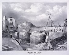 Bow Bridge, Bow, Poplar, London, 1835. Artist: Anon