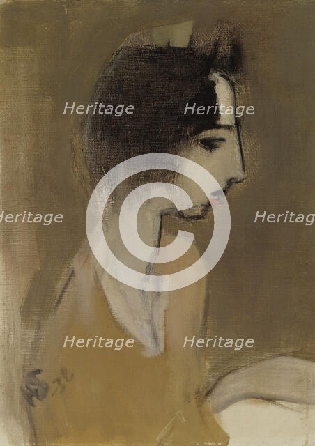 Profile of a Woman (from memory), 1932. Creator: Helene Schjerfbeck.