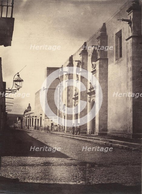 [The Scene of the Execution of Emperor Maximilian I of Mexico], 1867. Creator: François Aubert.