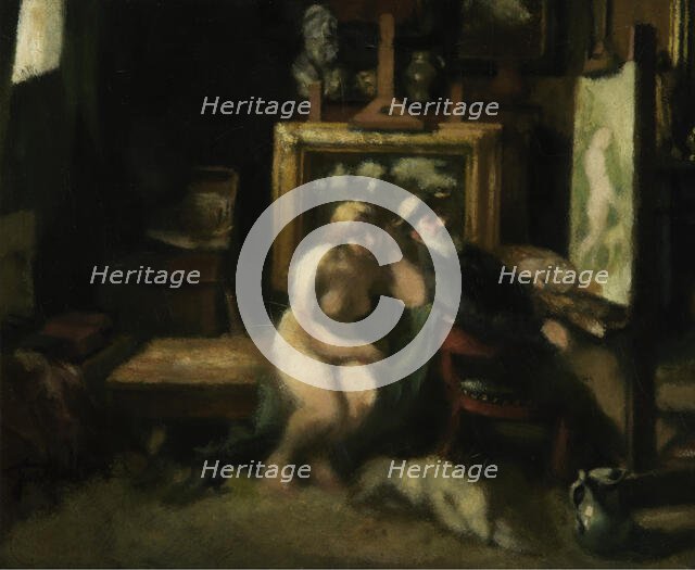 The Rest of Diana, c1880s. Creator: Jan Stobbaerts.