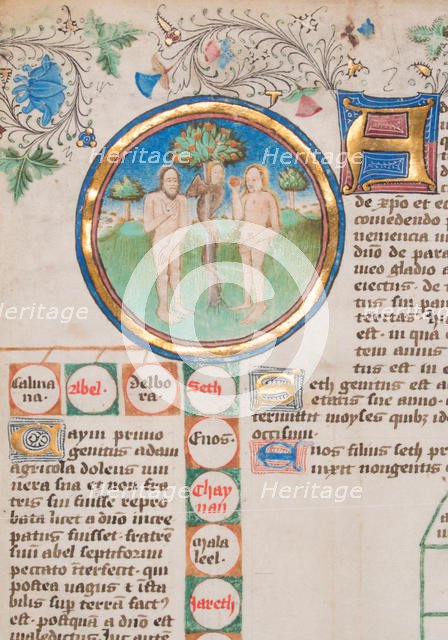 Genealogical Chronicle of the Kings of England, 1466-67. Creator: Unknown.