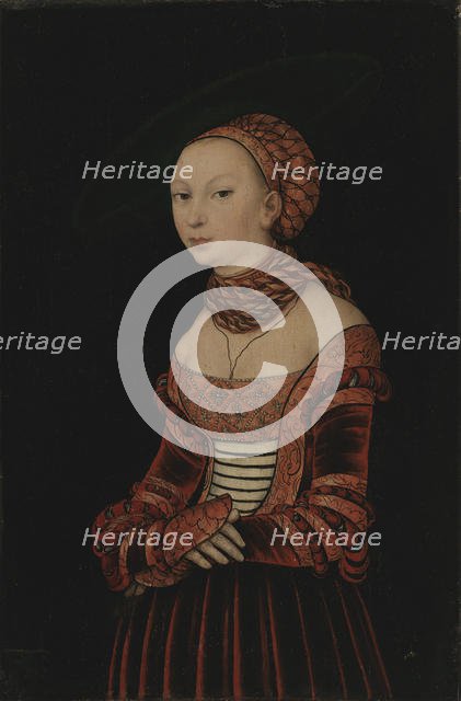 Portrait of a Young Woman , 1525. Creator: Cranach, Lucas, the Elder (1472-1553).