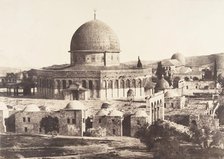 Jérusalem, Mosquée d'Omar, côté Nord, Intérieur de l'enceinte, 1854. Creator: Auguste Salzmann.