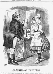 'Convention-al Politeness', 1887. Artist: Joseph Swain