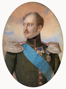Portrait of Emperor Nicholas I  (1796-1855). Artist: Winberg, Ivan Andreyevich (?-1851)