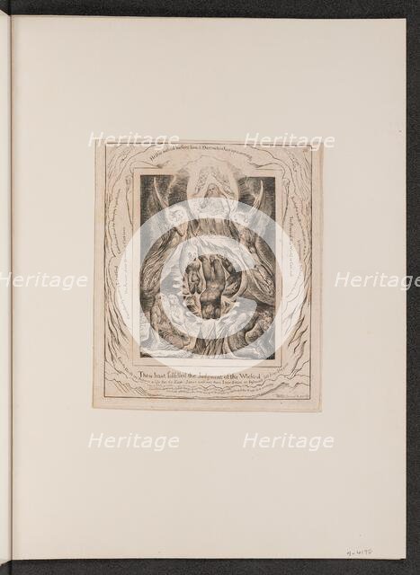 The Fall of Satan, 1825. Creator: William Blake.