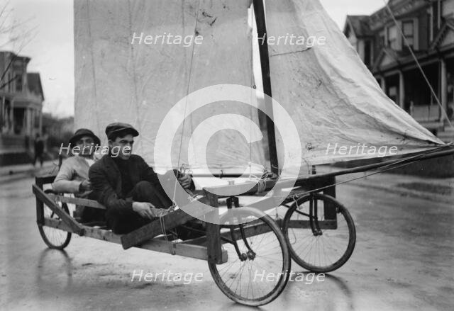 Sail Wagon, Brooklyn, between c1910 and c1915. Creator: Bain News Service.