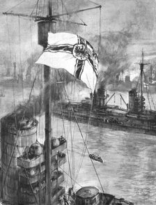 'Le Reddition de la Flotte Allemande; Au mouillage de Rosyth, a 3 h. 57 du soir, le 21 novembre 1918 Creator: Douglas Macpherson.