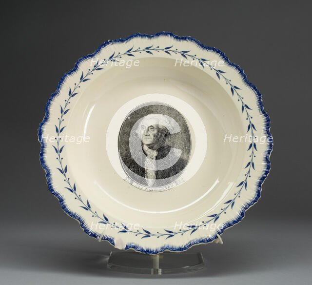 Soup Plate, c. 1790. Creator: Unknown.