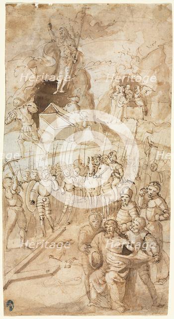 Three Scenes from the Passion of Christ, 1500s. Creator: Unknown.