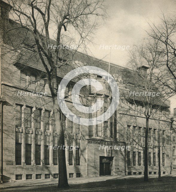 'Main Facade, Bank of Rotterdam, The Hague', 1920. Artist: Unknown.