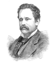 The late Mr. C. Robinson, artist, 1881. Creator: Unknown.