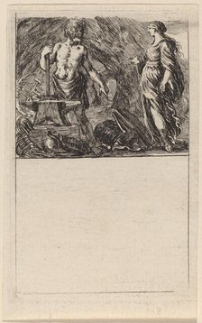Vulcan and Thetis, 1644. Creator: Stefano della Bella.