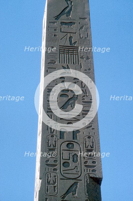 Obelisk of Queen Hatshepsut, Temple of Amun, Karnak, Egypt, c1503 - c1483 BC. Artist: Unknown