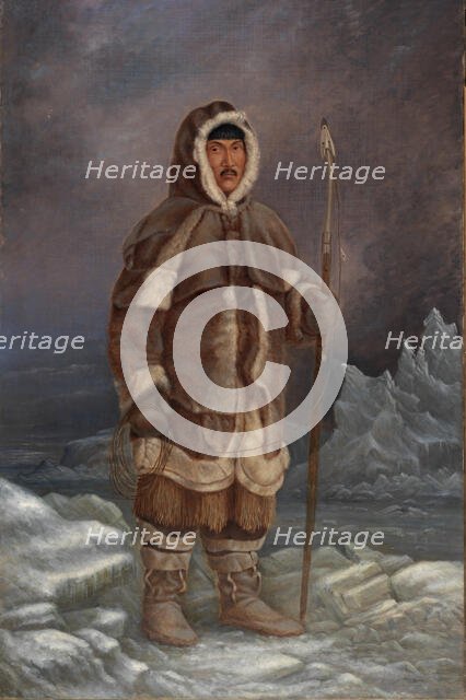 Eskimo Man, ca. 1893. Creator: Antonio Zeno Shindler.