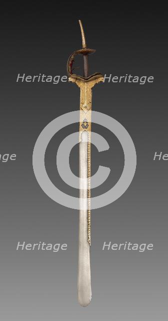 Sword, 1700s-1800s. Creator: Unknown.
