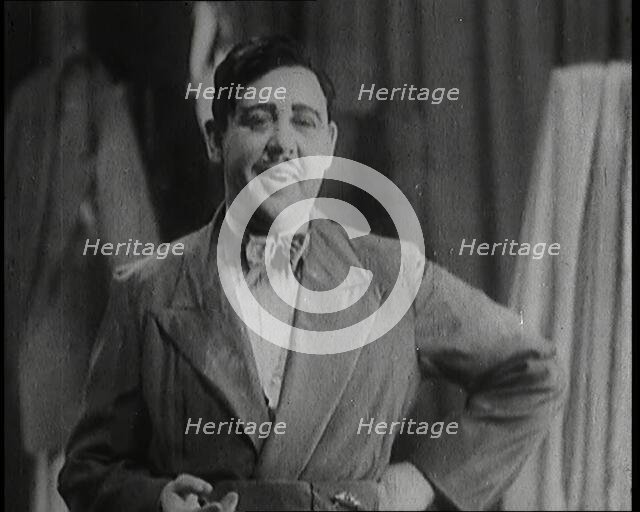 The Actor Charles Laughton in Costume and in Character For Edgar Wallace's Gangster..., 1920s. Creator: British Pathe Ltd.