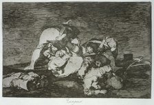 The Disasters of War, a series of etchings by Francisco de Goya (1746-1828), plate 10 (printed 36…