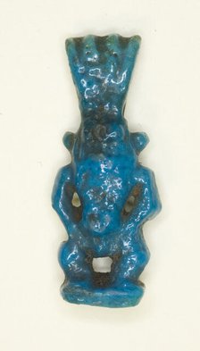 Amulet of the God Bes, Egypt, Third Intermediate Period, Dynasties 21-25 (about 1069-664 BCE). Creator: Unknown.