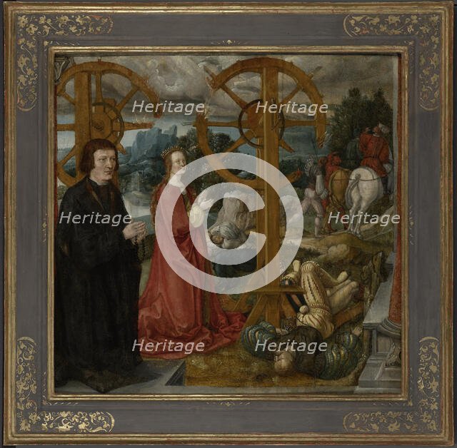 Martyrdom of Saint Catherine, 1630s. Creator: Anton Woensam.