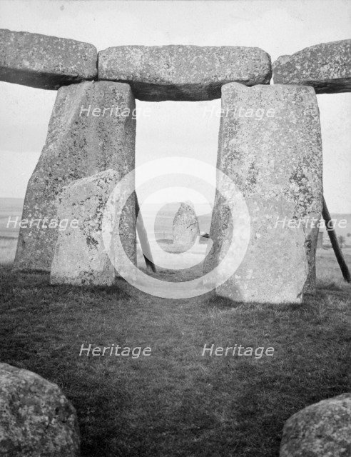 Stonehenge, Amesbury, Wiltshire, 1913. Artist: WE Zehetmayr