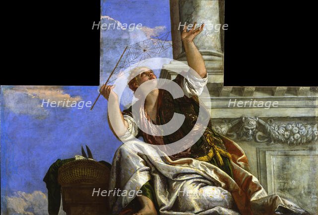 Dialectics (Cobweb) , 1575-1578. Creator: Veronese, Paolo (1528-1588).