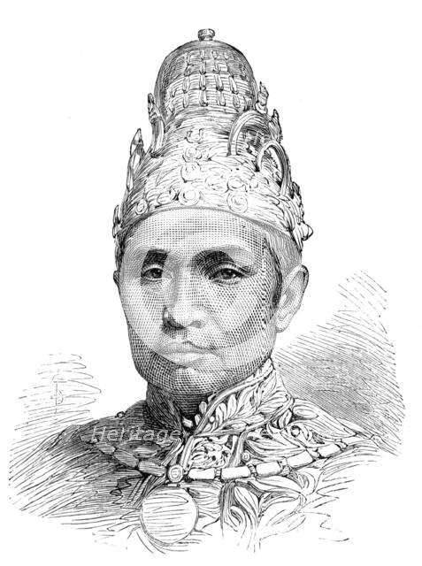 Mohammed Suleiman Khalifat, Sultan of Koetei, Borneo, 1880. Creator: Unknown.