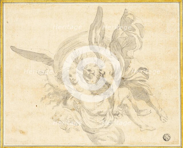 Boreas and Oreithyia, n.d. Creator: Unknown.