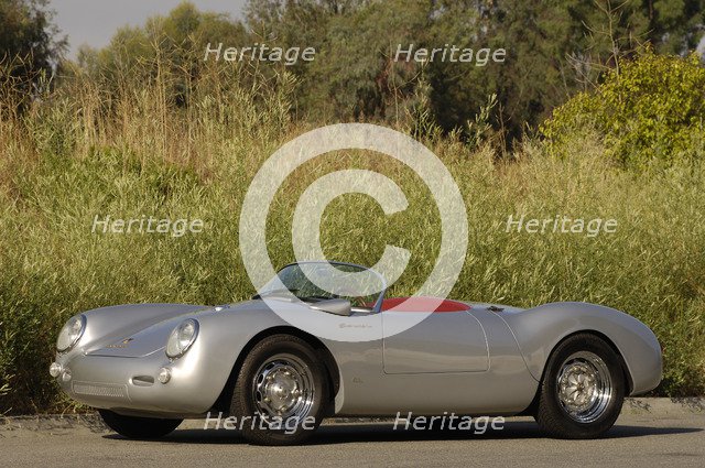 1956 Porsche Spyder - James Dean replica. Artist: Simon Clay.