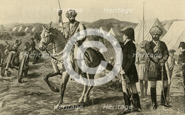 'Marquess Wellesley and the Nizam', (1902). Creator: Unknown.