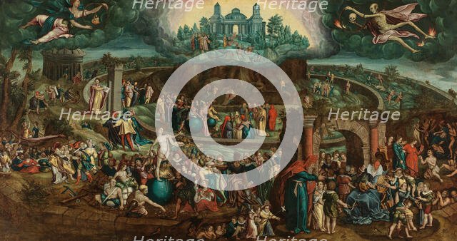 Tabula Cebetis (The Table of Cebes). Creator: Goltzius, Hendrick (1558-1617).